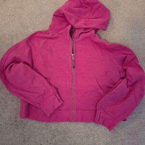 Scuba Cropped Full Zip  Hoodie